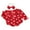 Red, variant on FEORJGP Infant Girls Valentine's Day Outfits Kids Autumn Ruffle Romper Newborn Baby Long Sleeve Bodysuit Heart Print Button Romper Crew Neck Jumpsuit with Headband