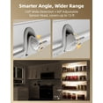 thumbnail image 3 of Luces de armario con sensor de movimiento EZVALO, recargables, LED, paquete de 2, 3 of 7