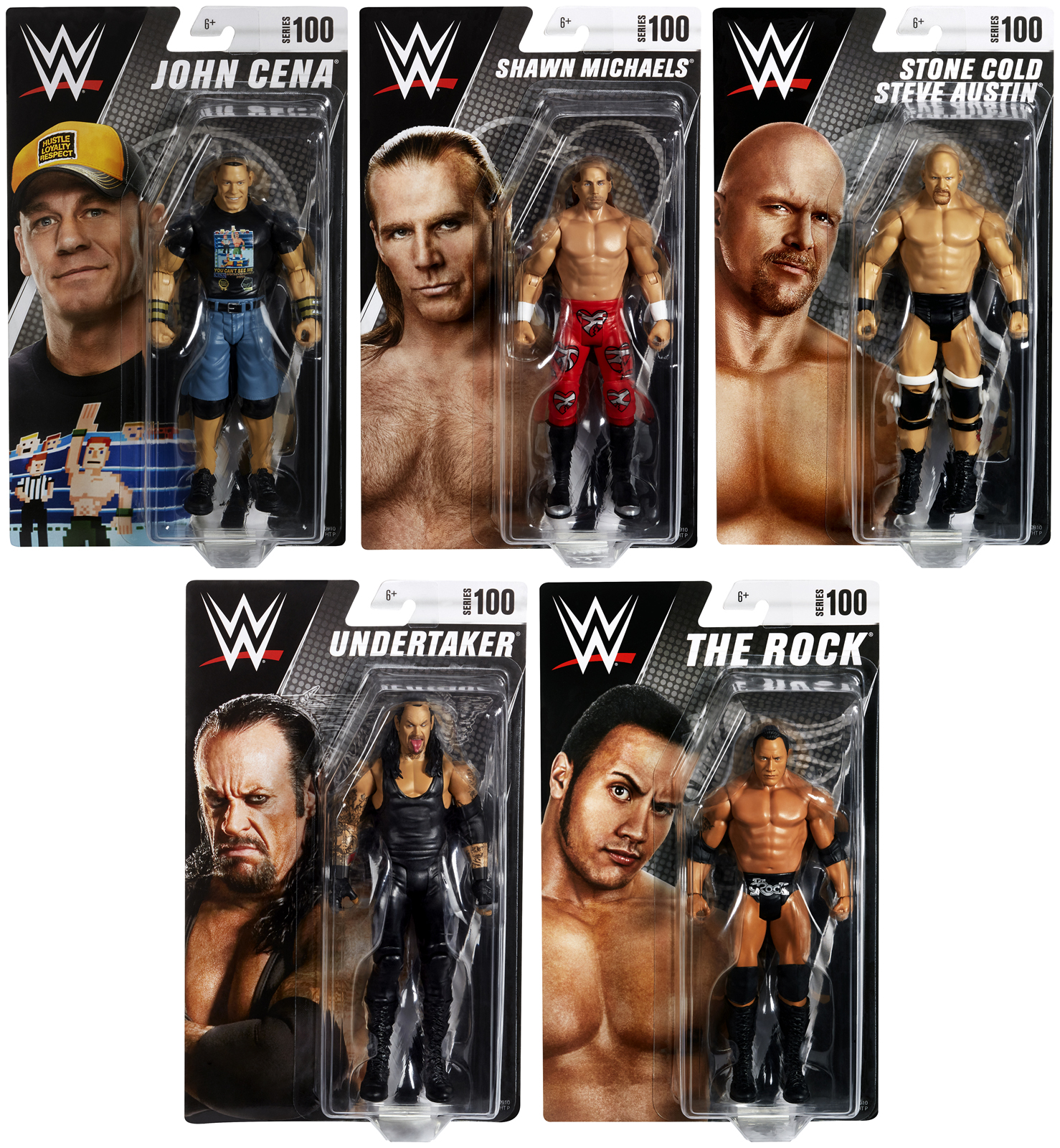 wwe action figures series 100