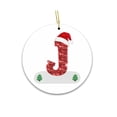 thumbnail image 1 of Fiudx Adornos Navideños con Letras, Decoraciones Personalizadas Diy, Diseño Acrílico Festivo, Símbolos Navideños Clásicos, Decoración Navideña para El Hogar y La Oficina, Tamaño de 8 Cm, Juego de 1 P, 1 of 2