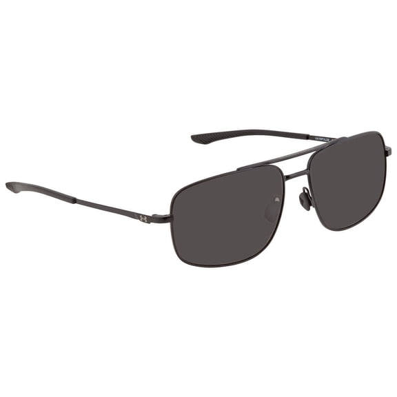 Under Armour Polarized Grey Rectangular Men's Sunglasses UA 0015/G/S 0003/M9 61