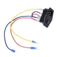 thumbnail image 2 of FRCOLOR Power Outlet 15A 110/220V Power Switch Power Outlet Rocker Switch Module Plug with Fuse for 3D Printer Parts (Black),11.61"X2.36"X1.97", 2 of 5