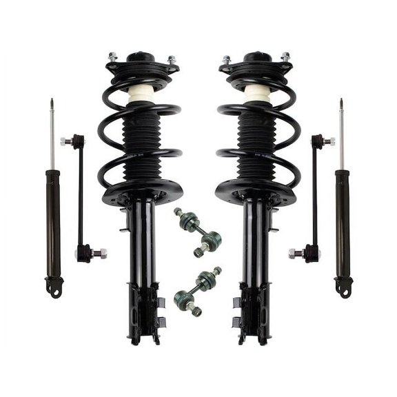 Front and Rear Shock Strut Coil Spring Sway Bar Link Kit 8 Piece - Compatible with 2012 - 2014 Hyundai Sonata 2013