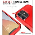 thumbnail image 3 of Diverbox for iPhone 11 Case [Shockproof] [Dropproof] [Tempered Glass Screen Protector + Camera Lens Protector],Heavy Duty Protection Phone Case Cover for Apple iPhone 11 (Red), 3 of 8