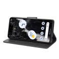 thumbnail image 5 of SaniMore for Google Pixel 7A Case with Wrist Strap, Butterfly Embossed Magnetic Card Slot & Cash Bag Shockproof PU Leather Flip Folding Wallet Kickstand for Google Pixel 7A, Black, 5 of 7