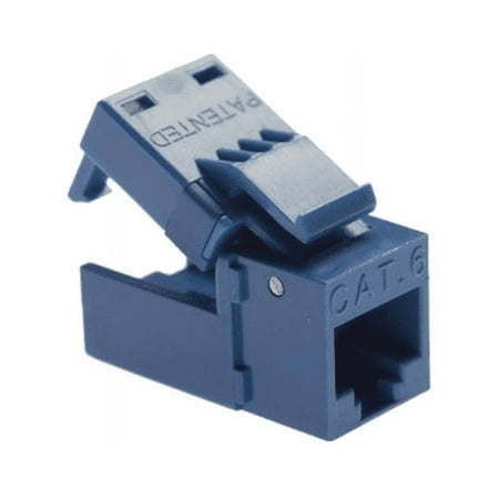 UPC: 0849160003243 | Platinum Tools 706BL-40 Ez-Snapjack CAT6 Installer Pack  Blue  40-Pack