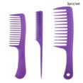thumbnail image 2 of Guardurnaity 1 Juego de peine para el cabello resistente al calor, peso ligero, herramientas pequeñas de barbería, suministro de modelado Simple exquisito Cuidado del cabello Violeta Guardurnaity CE011748-01B, 2 of 6