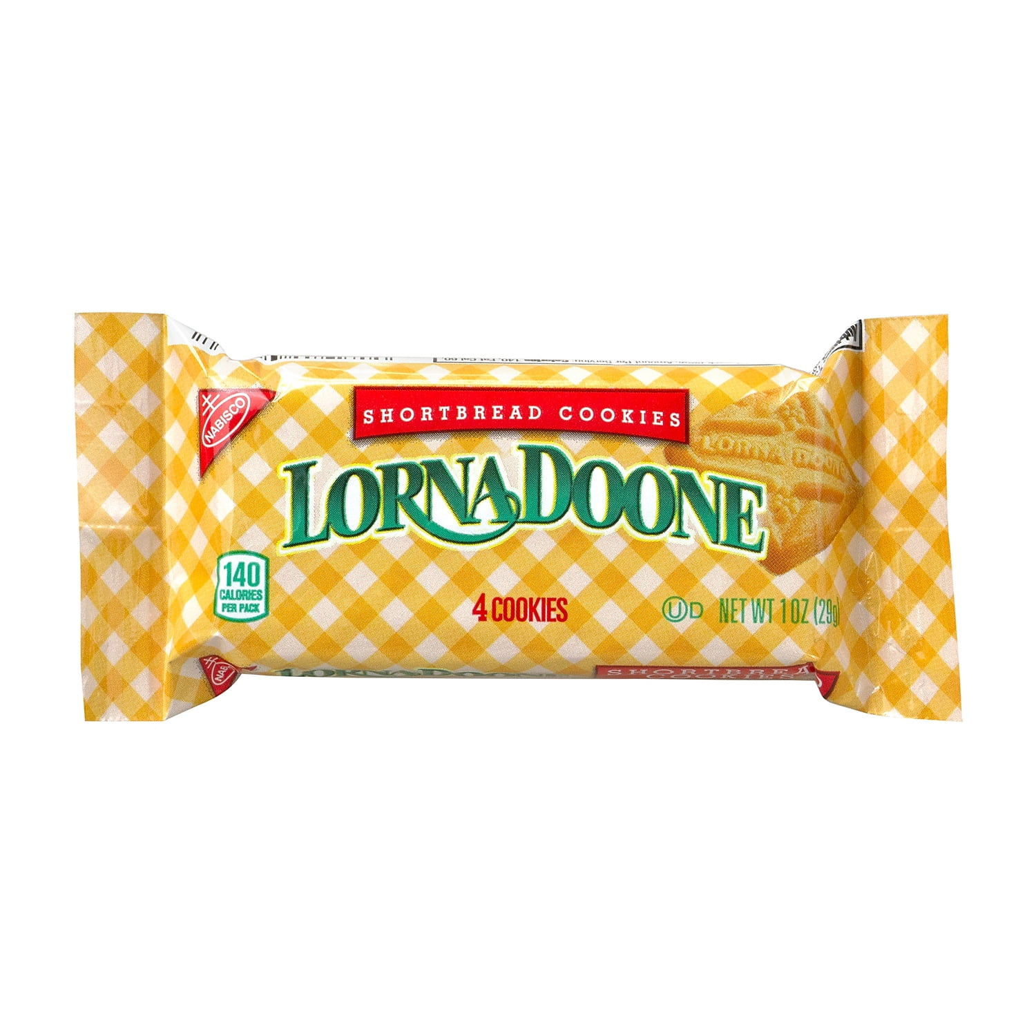 Nabisco® Lorna Doone Shortbread Cookies 1 oz Packet 120 Packets/Box, 4 Boxes/Carton