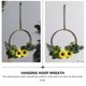 thumbnail image 3 of OUNONA 1Ud Guirnalda De Flores Artificiales Para Colgar En O Entrada, 3 of 8