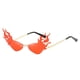 thumbnail image 5 of Gafas de sol sin marco Yuyangstore Gafas de terre con lente de llama de fuego Rosa Rojo, 5 of 8