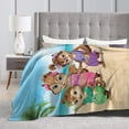 thumbnail image 5 of Alvin And The Chipmunk Cartoon Blanket, Ultra Soft Cozy Luxury Fleece Throw Blanket For Couch Bed Sofa, All Season Warm Flannel Blankets Bedding for Kids Boys Girls, 5 of 7