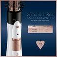 thumbnail image 3 of Conair Double Ceramic 3-In-1 Hot Air Brush, Dry As You Style, White, 3 of 3