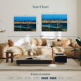 thumbnail image 4 of Elephant Stock Vancouver Night Lights Wall Art - Horizontal Canvas Wall Art - Living Room Wall Decor - Places Canvas - Blue And Yellow Decor - 39" x 26", 4 of 8