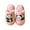 Light Pink, variant on Kids Panda House Slippers Cute Cartoon Cotton Cozy Shoes for Boys Girls Winter Indoor Bedroom Slip On Slipper Sandals (Green, 12)
