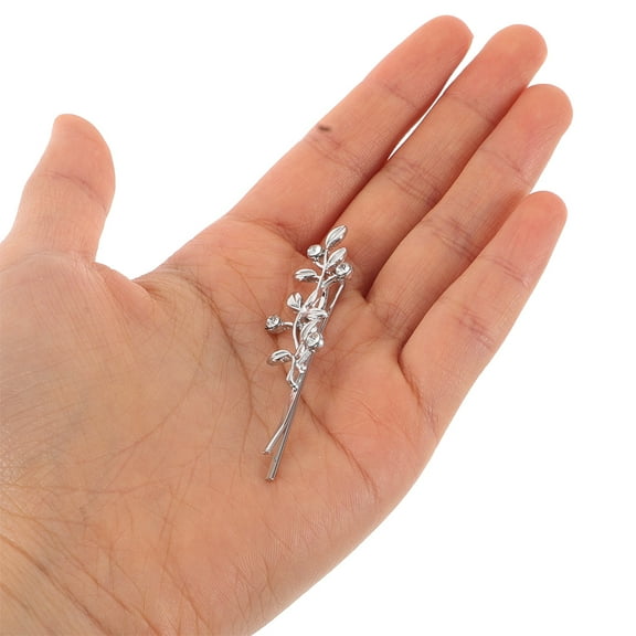 Soimiss 2Pack Side Hair Clips for Women Elegant Design Alloy for Formal Events