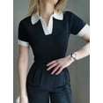 thumbnail image 3 of Womens Short Sleeve Shirt Tops Fashion Summer T Shirts, 3 of 6