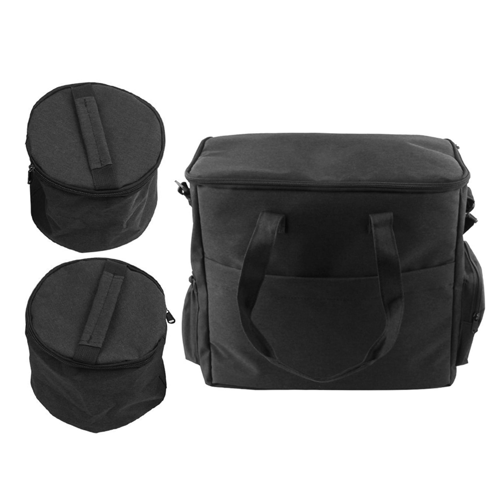 Dog Travel Bag Pet Gear Organizer Bag with 2 Food Container Cat Tote