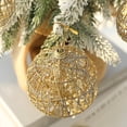 thumbnail image 4 of Christmas Tree Decoration Golden Ball Hanging Decor Christmas Ball For Holiday And Party Decor Ball, 4 of 5