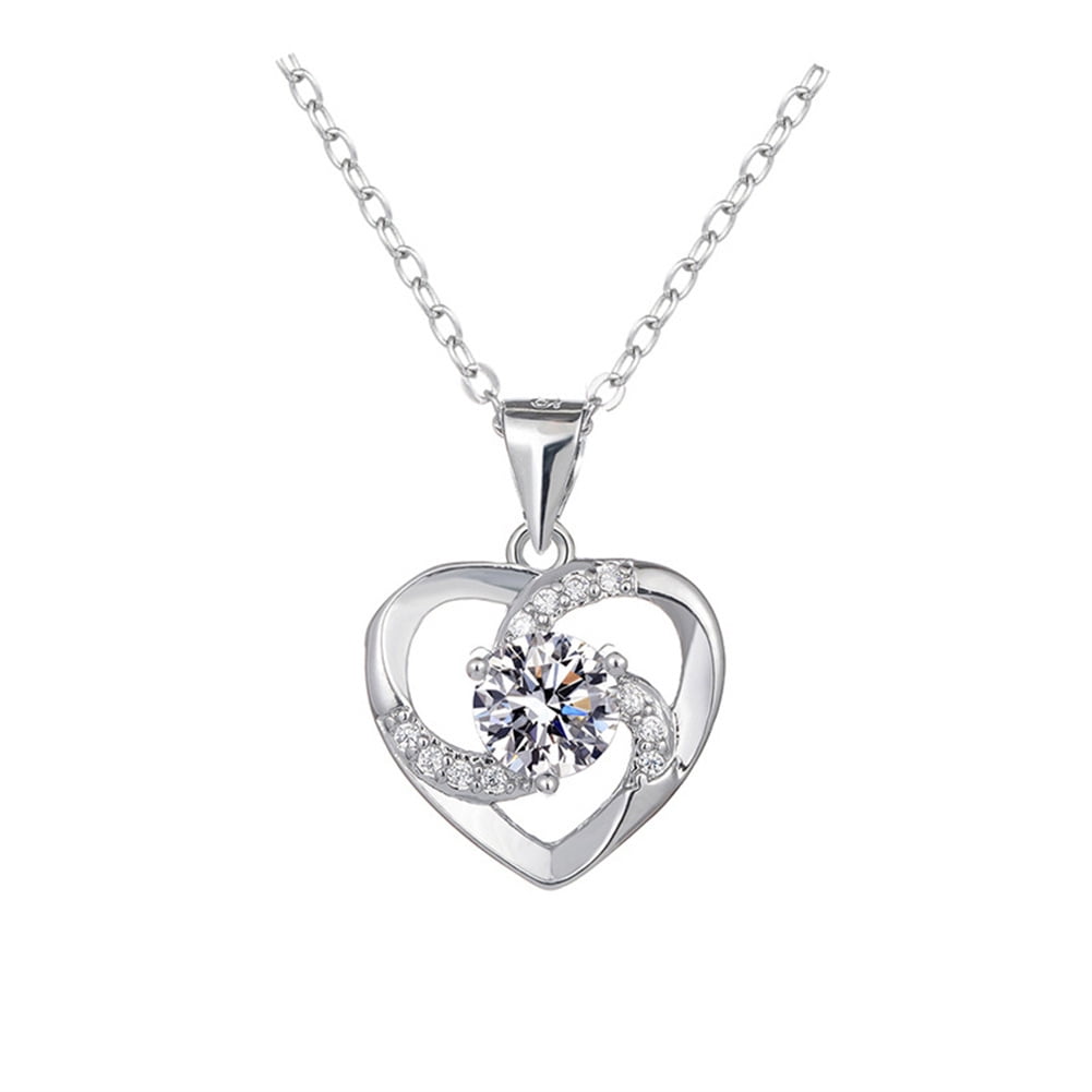 MISS RIGHT Love Heart Birthstone Necklaces For Women Women Pendant nackt-wahrnehmung-spielzeug-best-gift-to-a-male-friend-tentakel-habubu