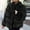 Black coat for women, variant on clear 50% off Usmixi 2023 Faux Fur Coat for Women Fluffy Plush Coat for Women Soft Cozy Fuzzy Faux Furry Jacket Plus Size Casual Solid Stand Neck Fleece Outerwear Winter Faux Fur Coat