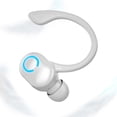thumbnail image 2 of Auriculares inalámbricos Bluetooth individuales resistentes al sudor, estéreo, música, sin dolor, inalámbricos Blanco-, 2 of 8