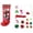 A, variant on Christmas Stocking Pet Toy Set, Flannel Stocking with Assorted Chew Toys, Holiday Gift Pack for Small Dogs and Cats, Festive Interaction and Play
