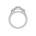 thumbnail image 2 of 0.80 Ct Brilliant Asscher Cut Natural Diamond Elegant Solitaire Wedding Ring for her Solid 14K White Gold Size 6, 2 of 8