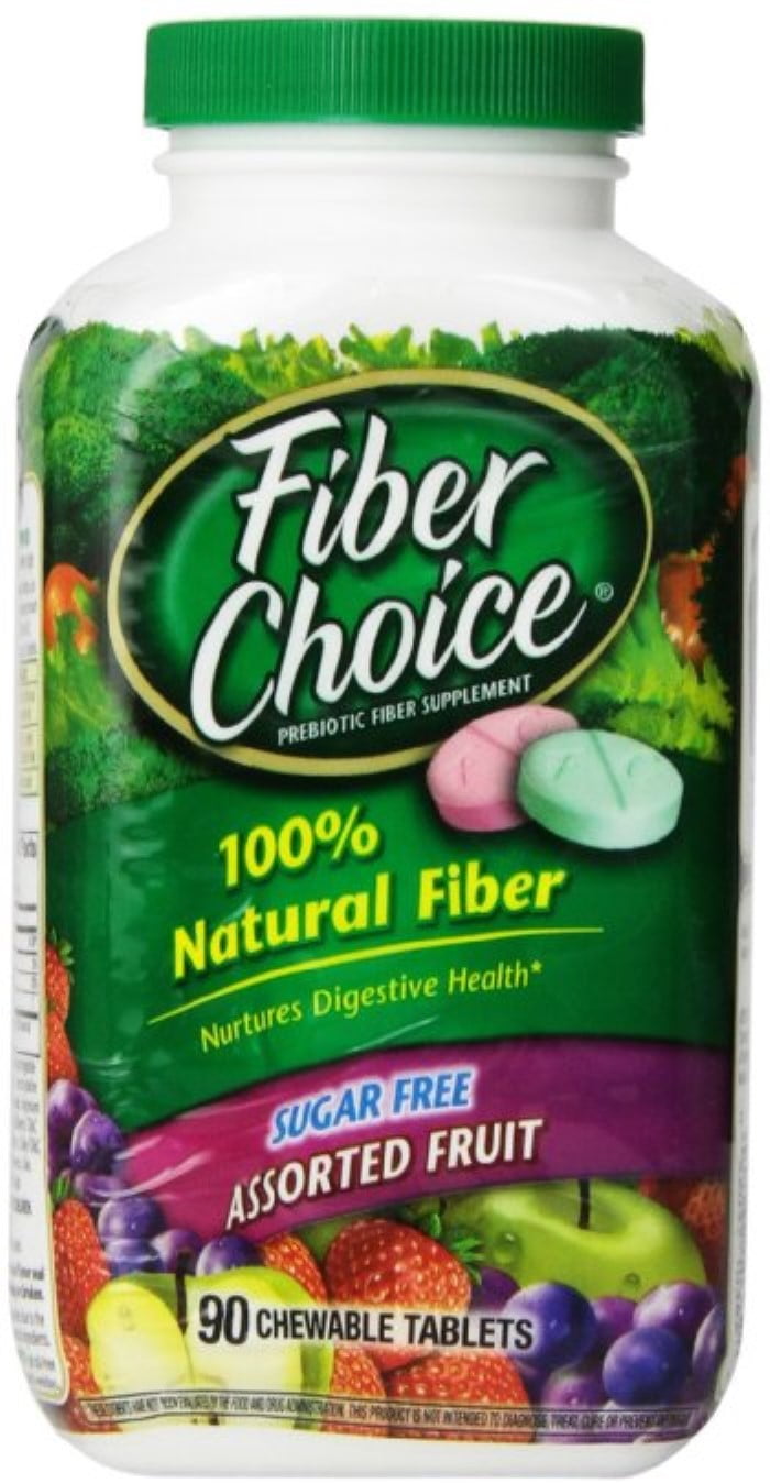 Fiber Choice Fiber Supplement Sugar Free Chewable Tablets, Assorted