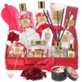 thumbnail image 1 of Cesta de regalo de spa Lily Roy Pampering, 25 unidades con collar para mujer, 1 of 8