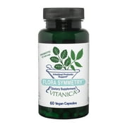 Vitanica Flora Symmetry, Shelf Stable Probiotic Supplement, Dr Formulated Probiotics for Women, Probiotics for Men and Adults, Acidophilus Probiotic, Non-GMO, Vegan, 60 Capsules