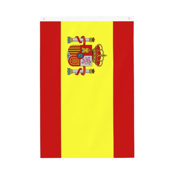 Double Sided House Flag Spanish Flag Garden Flag For Outside Room House Yard Indoor (2x3ft)