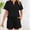 Black, variant on Womens 2 Piece Short Sets Spring 2026 Matching Travel Vacation Beach Outfits Sweatsuit Pocket