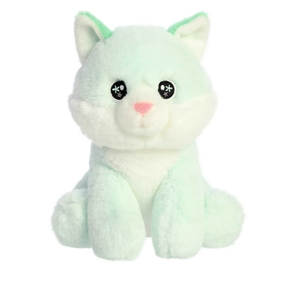 Aurora - Small Green Eco Nation - 8.5" Neo Kitty - Eco-Friendly Stuffed Animal