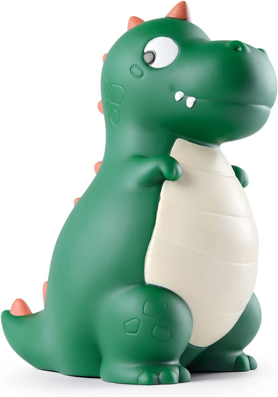 H&W Lovely Dinosaur Money Bank(Deep Green), Shatterproof Cute