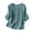 A1_Blue, variant on Retro Embroidered Button Down Shirts Cotton Linen Boho Peasant Trendy 3/4 Sleeve Button Shirts Embroidered Boho Gauze Shirts Plus Size Summer Gauze Casual Beach Vacation Clothes Blue Xxl