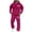 Hot Pink, variant on Men's City Letter Print Hoodie Set Oversized Multiple Fashion Styles Sweatsuits Comfort Soft Hoodies & Sweatpants Set (Army Green, L)