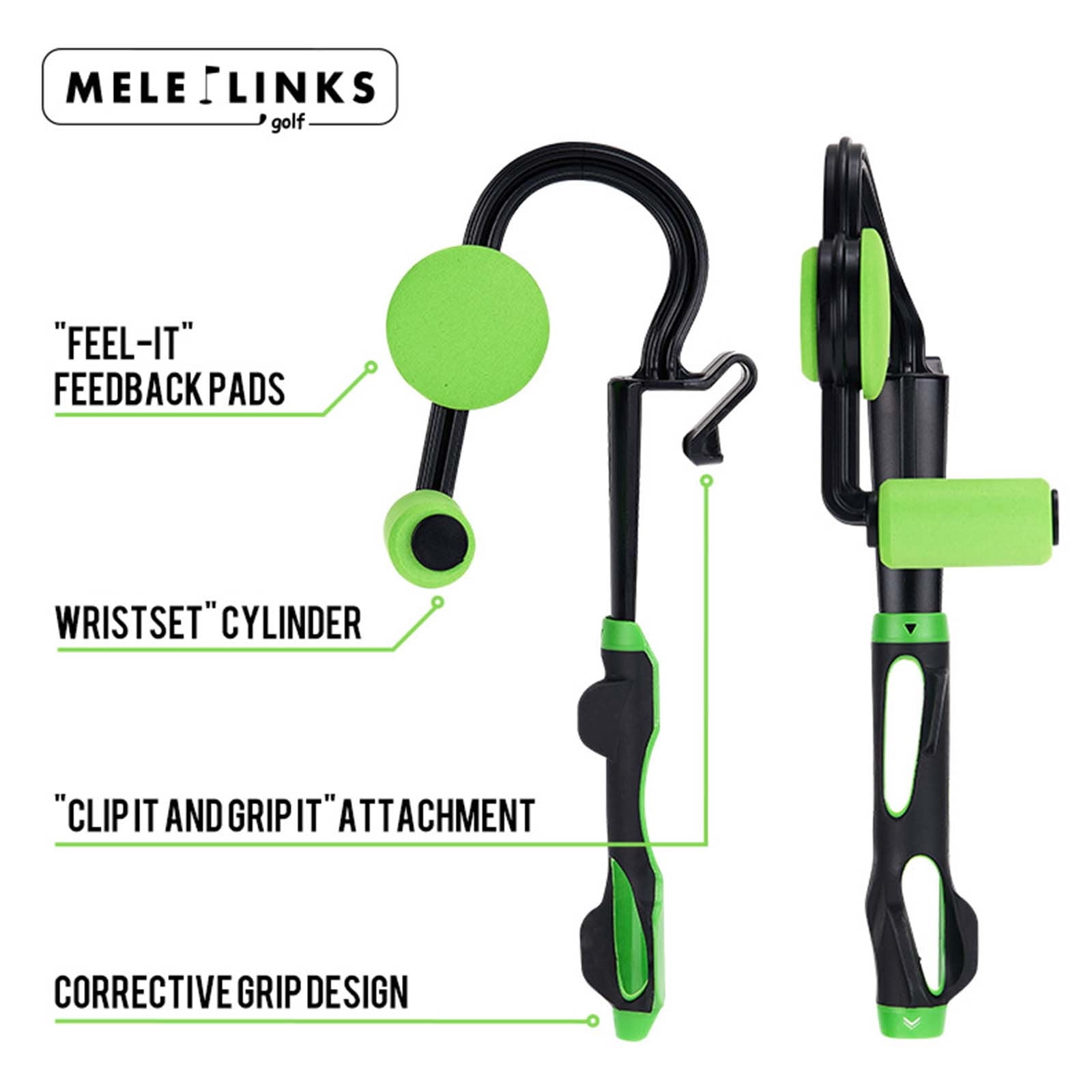 2In1 SquareSet Swing Trainer for Outdoor Sports Pro Corrector Feel Based Instant Pads Fix Universal Fit Swing Strengthen Grip and Posture