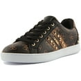 thumbnail image 6 of Guess Rassta Women's Low Top 4G logo Stud Trainers In Brown Size 5.5, 6 of 6