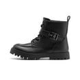 thumbnail image 2 of DREAM PAIRS Boys Girls Ankle Boots Lace-up with Buckle Strap Combat boot for Toddler/Little Kid/Big Kids, 2 of 4