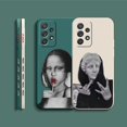 thumbnail image 5 of Funda para Samsung Galaxy A91 A73 A72 A71 A52 A51 A33 A31 A02S AO3S 4G 5G Color funda de silicona líquida Mona Lisa Art, 5 of 5