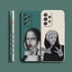 thumbnail image 5 of Funda para Samsung Galaxy A91 A73 A72 A71 A52 A51 A33 A31 A02S AO3S 4G 5G Color funda de silicona líquida Mona Lisa Art, 5 of 5