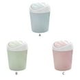 thumbnail image 4 of Desktop Trash Can Lid Garbage Bin Desktop Bedside Plastic Waste Basket For Home Living Room Office Supplies Durable pink, 4 of 9
