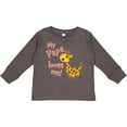 thumbnail image 3 of Inktastic My Papa Loves me- cute giraffe Boys or Girls Long Sleeve Toddler T-Shirt, 3 of 5