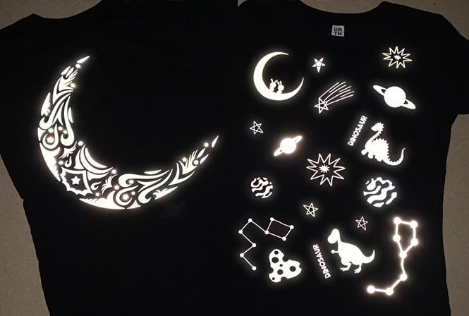 Threadart Off Black 20 Wide Nighttime Reflective Heat Transfer Vinyl Film, Highly Reflective at Night, Sold by the Yard