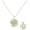 rotate, variant on Green 4 Leaf Clover Necklace for Women, Lucky Pendant Chain Necklace Jewelry[a8651]