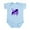 Sky Blue, variant on CafePress - PUG PURPLE Body Suit - Baby Light Bodysuit, Size Newborn - 24 Months