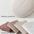 thumbnail image 3 of 6 pairs Women Bamboo Socks Soft Thin Women's Crew Socks Seamless Toe Viscose Bamboo Dress Calf Socks, 3 of 6