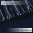 thumbnail image 4 of LAICAIW Fitted Round Table Cloth, Reversible Waterproof Stain Resistant Elastic Stretch Tablecloth, Wipe Clean Table Cover for Outdoor/Indoor Use, Fits Round Tables up to 48"-56" Diameter, Navy, 4 of 7