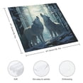 thumbnail image 3 of WYYP Wolfs Snowy Forest Full Moon Dinner Napkin for Dining Table Kitchen Daily Party Housewarming Farmhouse Decor Home Decor 4 PCS, 3 of 7