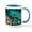 White/Blue Inside, variant on CafePress - Carnival Spirit Of Mardi Gras Mugs - 11 oz Ceramic Mug - Novelty Coffee Tea Cup